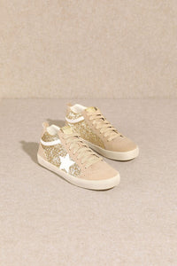 Gold Fashion Sneakers