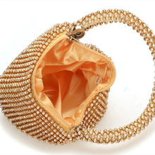 Gold Full Rhinestone Clutch Bag