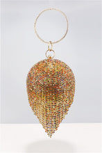 Gold Rhinestone Tassels Bucket Bags