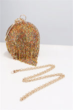 Gold Rhinestone Tassels Bucket Bags