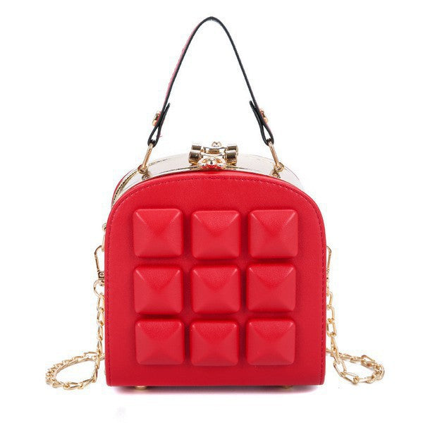 Red Women Chocolate Personalized Shoulder Bag