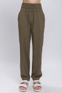 Olive Windbreaker Jogger