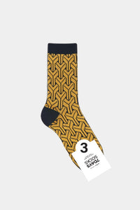 Yellow Woman Socks - Y Modern Jacquard（10pairs)