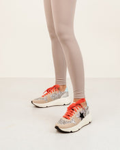 Beige Multicolor Glitter Fashion Sneakers