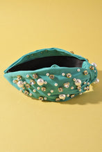 Turquoise Rhinestone Headband