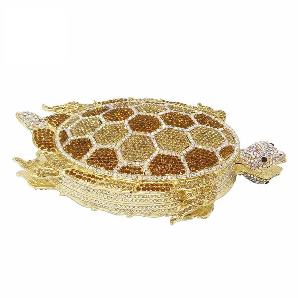 Tortoise Gold Women Clutch Evening Bag