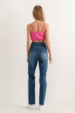 Hot Pink Sleeveless Cute Bow Crop Top
