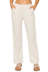 Women's Casual Linen Pants 29 Inch Inseam