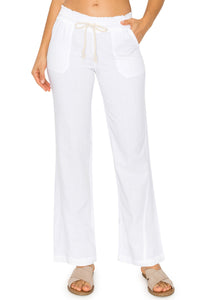 Women's Casual Linen Pants 29 Inch Inseam