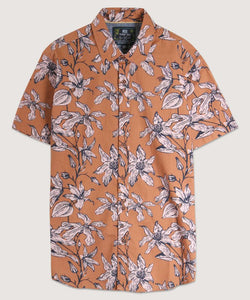 Orange Havana Camp Shirt