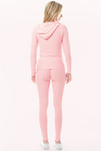 Pink Scrunch Butt Active Leggings & Zip Up Jacket Set