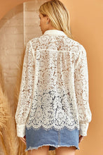 Ivory Crochet Lace Blouse