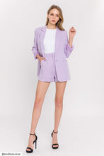 Light Purple Single Breasted Blazer