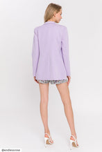 Light Purple Single Breasted Blazer