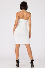 White Off Shoulder Fashion Dress