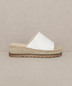 Off White Summer Thick Bottom Casual Slippers