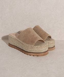 Brown Summer Thick Bottom Casual Slippers