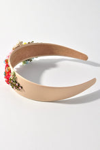 Multi-Color Floral Satin Headband
