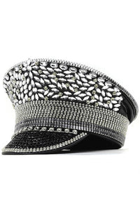 Black Glass Drill Rhinestone Flat Performance