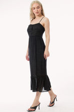 Black Sweetheart Neck Smocked Back Cami Sundress