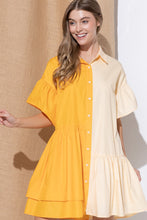 Yellow Relaxed Fit Dress