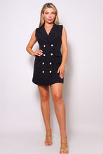 Black Miss Chief Blazer Mini Dress