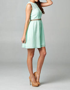 Mini Daisy Lace Layered Cocktail Dress