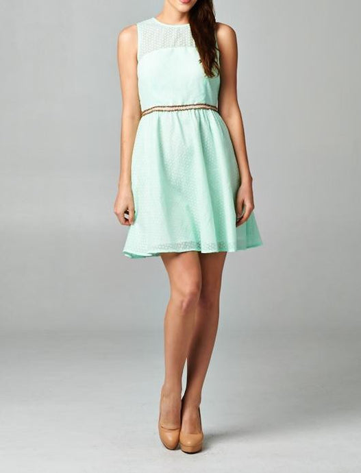 Mini Daisy Lace Layered Cocktail Dress
