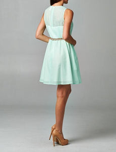 Mini Daisy Lace Layered Cocktail Dress