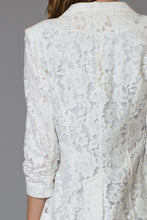 Chic Lace Overlay Blazer