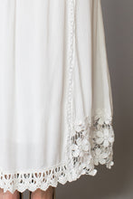 Lace Trim Lining Elastic Waistband Maxi Skirt