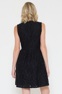 Lace Overlay Dress