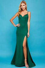 Green Long Evening Dress