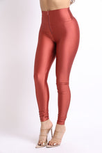 Marsala Zipper Leggings