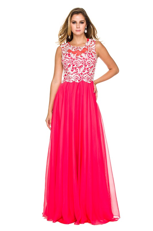 Red Long Evening Dress