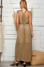 Multi Blue Multi Color Halter Neck Maxi Dress