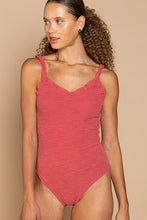Raspberry Rose Designed In V-neck Bodysuit