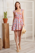 Pink Printed  Dress