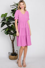 Pink Soft Summer High Waist Short Dress