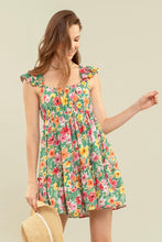 Green Printed Dress