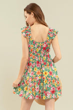 Green Printed Dress