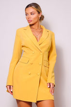 Yellow Highest Society Blazer Dress