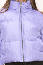 Light Purple Trend Taker Puffer Jacket