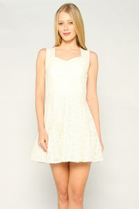 Raspberry Flare Mini Dress