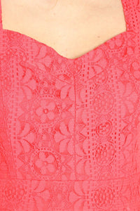 Raspberry Flare Mini Dress