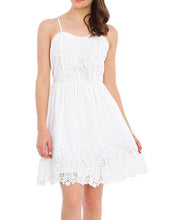 Sleeveless Flared Woven Dress