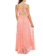 Shoulder String Full Lace Long Dress