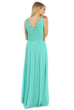 Mint Round Neckline Maxi Dress