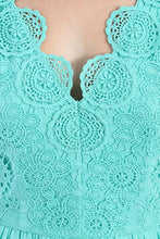 Mint Round Neckline Maxi Dress