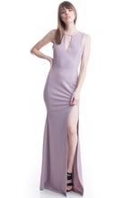 Keyhole Front Neck Open Back Maxi Dress